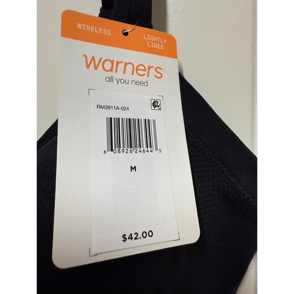 Warner's Underarm Smoothing With Seamless Stretch Wireless Lightly Lined Medium - Picture 5 of 7